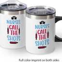 Nurses Week Gifts : 14 oz Travel Coffee Mug with Lid, Nurse Week, Funny Nurse Gifts for Women, Nurse Gift, Cool Gifts for Nurses, Funny Coffee Mug, Nurses Gifts, Travel Mug, Nurse Cup "Call the Shots"