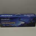 Dianfan Telescope for Kids & Adults, 90mm Aperture 550mm Astronomical Professional Telescope for Adults High Powered, Portable Travel Telescopes for Beginners with Tripod & Adapter, Bag, Folding Stool