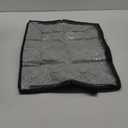 Ciieeo Nonwovens under Bed Storage Bin Foldable Organizer for Bedding and Clothing Dust Quilt Storage Bag Compact Design for Space Saving Black Small (60X45X15CM, Grey)