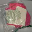 Sunnymove 3 Pcs Empty Mahjong Canvas Bag Gift Embroidered American Mahjong Set Incl Tiles Bag and Racks & Pushers Drawstring Bags(Pink)