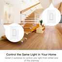 TREATLIFE 3 Way Smart Switch 4 Pack, 2.4GHz WiFi Smart Light Switch 3 Way, Works with Alexa, Google Home and SmartThings, Remote Control, FCC, Schedule, Neutral Wire Required