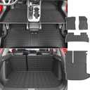 Floor Mat Compatible with 2024-2026 Chevy Trax Buick Envista Trunk Mat Backrest Cargo Liner Floor Liner Replacement for 2024-2026 Chevy Trax Accessories