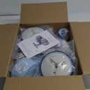 Baby Balance Bike for 1 Year Old Boys Girls, 12-36 Months Riding Toys Toddler Bike with Adjustable Seat, No Pedal Infant 4 Wheels Bicycle, Baby's First Bike First Birthday Gift Christmas (Blue)