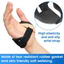 VELPEAU CMC Thumb Brace for Arthritis Pain and Support, with High Elasticity and Anti Slip Wrist Strap, Comfortable Thumb Splint Stabilizer for Osteoarthritis for Women and Men (Khaki, Right Hand, XS)