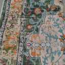 U'Artlines 2' x 6' Boho Hallway Runner Rug, Non Slip Washable Vintage Farmhouse Kitchen Rug Accent Area Carpet for Entryway Laundry and Living Room (Green)