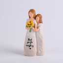 Mom Figurine Mother Daughter Birthday Gift Home Table Decor Accent