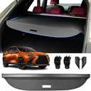 Retractable Cargo Cover for 2023 2024 Lexus NX NX250 NX350 NX350h NX450h+, Trunk Security Shade Cover for 2023 2024 Lexus NX Shielding Anti-Peeping Luggage Privacy Screen, Carbon Fiber