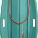 Retrospec Retrorider Plastic Snow Sled Toboggan Style with Pull Rope, Cold-Resistant Coating, and Hard Bottom for Smooth Downhill Rides Available for Kids and Adults, Size: 35"