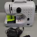 Beginner Sewing Machine, 12 Built-in Stitches with Foot Pedal, 2-Speed Control, Portable Mini Sewing Machine for Home Travel Use & Sewing Enthusiasts (black)