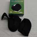 Plantar Fasciitis Gel Heel Protectors - Welnove Heel Cups for Women Men Heels Spur Pain Relief - Heel Inserts Pads for Achilles Tendonitis Dry Cracked Heel Support Cushion (W 4.5-9 / M 5-8) (Black)