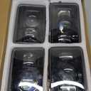 Z-OFFROAD DOT Approved 4x6 LED Headlights Assembly Hi/Lo Sealed Beam Compatible with KW T800 T600 Peterbilt 379 Freightliner Chevy Oldsmobile Cutlass H4651 H4652 H4656 H6545 H4666, 4PCS-Black
