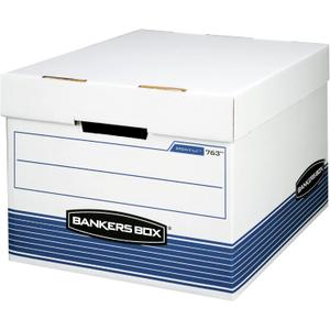 Bankers Box 20-Pack Medium Duty File Storage Boxes with Lids, FastFold Assembly, Letter/Legal, STOR, (0076315)