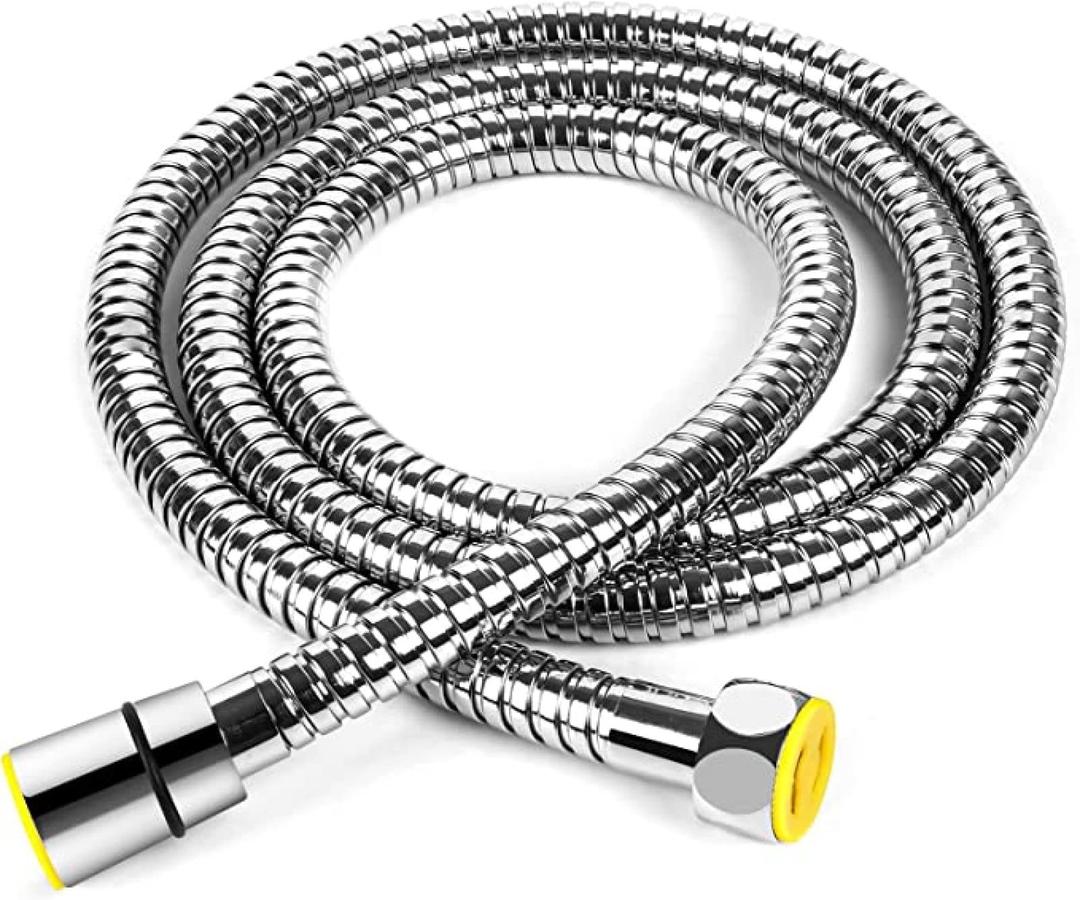 Flexible Shower Hose, Stainless Steel Shower Hose Multicolor 1-2m(Silvery,2M)