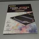 [2 PACK] Paper Screen protector for iPad Pro 13 inch 2025/2024 + [2 Pack] Replacement Tips for Apple Pencil, Anti-Glare Matte Paper Textured PET Film for Drawing, Writing Like on Book, Easy Application Tray