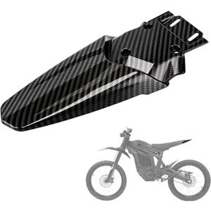 CHANGCHENG Rear Fender Protector for Talaria - Motorcycle Fender Mudguard Carbon Fiber Pattern for Talaria Sting MX3 MX4 MX5 Freego X2/X2 Pro Electric Dirt Bike Black