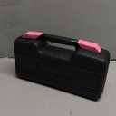 39 Piece All Purpose Basic Household Pink Tool Kit for Women - Small Tool Set with Toolbox Great for Home, Garage, Office and College Dormitory Use