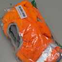 Lelepet Dog Coat Warm Dog Winter Coat Waterproof Dogs Jacket with Harness Built in Reflective Pet Fleece Vest Zip-Up Cold Weather Coats for Dogs Turtleneck & Windproof Coats Blaze Orange Medium