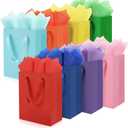 Epoesch 8 Pack Medium Gift Bags With Handles and 16 Tissue Paper, 8" X 5" X 10" Paper Bags Bulk for Birthday Party, Baby Shower, Wedding Favors, Mother's Day, Father's Day