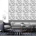 12 PCS Partitions Panel Screen Hanging Room Divider Made of Environmentally PVC for Decorating Bedroom Dining Study and Sitting-Room, Hotel Bar and Restaurant (12 Psc White Bird)