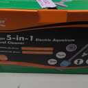 hygger 360GPH Electric Aquarium Gravel Cleaner, 5 in 1 Automatic Fish Tank Cleaning Tool Set Vacuum Water Changer Sand Washer Filter Siphon Adjustable Length 15W