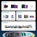 2 x 75W Car Charger USB C, 4 Port Super Fast Cigarette Lighter USB Charger, Type C 60W & QC 3.0 Multiport Car Phone Adapter Accessories for iPhone 17/16/15/14/13/12 Pro Samsung S26 Series