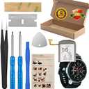 ASDAWN Battery Replacement for Samsung Galaxy Watch/Galaxy Gear S4 46mm SM-R800 SM-R805 EB-BR800ABU with Repair Tool Parts + Installation Instruction