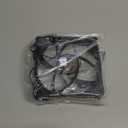 Thermalright TL-C12RB-S V2 CPU Fan Case Cooler PWM Fan, 4pin PWM Connector Computer Fan with ARGB Aperture, 1500RPM Speed PC Cooling Reverse Fan(120mm,Black)