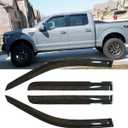 4pcs Original Shatterproof Side Window Wind Deflectors for F-150 15-24,Tape on Rain Guards Sets,Window Visors for Cars,Vent Deflector for 15-24 F-150 17-24 F-250/F-350/F-450/F-550 Super Duty 94975