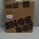 SEE SPRING Shoe Storage Boxes, Clear Plastic Stackable Shoe Organizer for Closet, Shoe Rack & Holder Sneaker Container, 12 Pack Clear