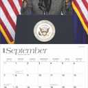 Vice President Kamala Harris | 2025 12 x 24 Inch Monthly Square Wall Calendar | Plastic-Free | BrownTrout | Democratic Party VP Politician Senate