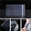 JINYONBAG Mini Plastic Bags, 400pcs 2" x 2" Transparent Reusable Zipper Storage Bags for Jewelry, Candy, Coins