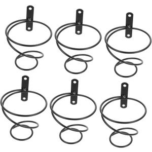 6pcs Table Top Wine Rack Bottle Display Shelf Wine Bottles Storage Rack Black Tabletop Wine Racks Iron