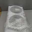 Comfort Zone Twin Window Fan with Reversible Airflow Control, 9 inch, Auto-Locking Expanders, 2 Speed Fan, Dual Fan, Exhaust, Airflow 9.84 ft/sec, Ideal for Home, Kitchen, Bedroom & Office, CZ319WT (White)