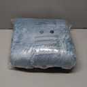 Westinghouse Wearable Heated Throw Blanket, Electric Heated Wrap Poncho Shawl with Pockets, 6 Heating Levels & 2 to 10 Hours Time Settings, 50 x 60 Inch, Light Blue