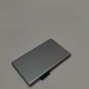 VULKIT Minimalist Credit Card Holder Pop Up Cards RFID Protection Slim Metal Wallet (Space Grey)