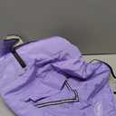 iBuddy Dog Winter Coat for 2X- Large Dogs, Easy on XXL Dog Fleece Jacket Velcro Waterproof Pet Puffer Clothes with Harness Hole Adjustable Reflective Quilted Pet Cold Weather Vest for Girl Female (Purple)