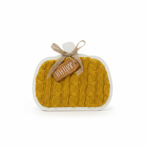 HH 6.6in Table Decor Pumpkin Sweatr