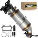 Front Catalytic Converter Compatible with Honda Civic 2006 2007 2008 2009 2010 2011 1.8L L4, Catalytic Convertor EPA Compliant 16641