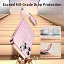 Astter for iPhone 16 Pro Max Case with Privacy Screen Protector & Full Camera Protection,Magnetic iPhone 16 ProMax Cover,Compatible with MagSafe Phone Case for 16 Pro Max-Pink