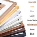 KINLINK 9x9 Picture Frame Black, Wooden Square Photo Frame Matted 7x7 with Plexiglass for 7x7 with Mat or 9x9 without Mat for Table and Wall Display