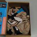 Waterproof Dog Boots with Leggings  Stay-On Paw Protectors for Rain, Mud & Hot Pavement, Anti-Slip Grip, Adjustable Fit, Machine Washable (Beige Plaid, XS Short)