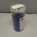 240Pcs 16mm Navy Blue Wood Beads for Craft Large Hole:6mm Round Beads for Making Art(Hole:6mm)