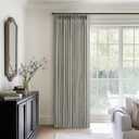 102 Inch Long Curtains Pinch Pleated Curtains for Living Room Sliding Door 2 Panels Rustic Grey Thick Linen Textured Memory Trained Light Filtering Pinch Pleat Curtain Drapes Gray Semi Sheer Bedroom