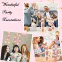 LED Marquee Numbers, Light Up Numbers for Party, Small Light Up Letters, Battery Powered Lighted Number for Birthday or Home Decor (Pink Glitter 3)