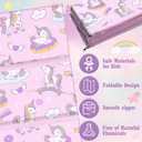 Shellwei Vinyl Nap Mat Kid Preschool Daycare Sleep Mat,Cute Unicorn