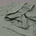 Sage Green Ruffle King Pillowcases Cute Pillowcases Set of 2 Green Pillow Shams 2 Pack (King (20''x36''), Sea Green)