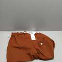 GRACE KARIN Womens Casual High Waist Pencil Pants with Pockets Bow-Knot Cropped Paper Bag Pants for Work, Size: L