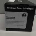 26A Toner Cartridge Compatible for HP 26A Black Toner Cartridge CF226A 26X CF226X Work for Laser Jet Pro MFP M426fdw, M426fdn, M402dn, M402dne, M402dw, M402n, M426, M402 Series Printer, 2 Pack