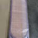 4 Panel Room Divider Screen and Folding Panel Divider in Arch Shape,Double Sided Bamboo Panel Screen for Room Separation, Brown,70.9" H x 70.9" W