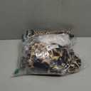 Frienda 13 Pieces Leopard Print Car Seat Covers Full Set, Leopard Car Accessories Set, Leopard Seat Covers Steering Wheel Cover, Car Pads Armrest Pad Cover Seat Belt Pads and Keychain Wrist Holder (Brown)